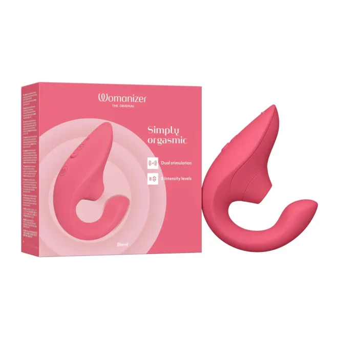 Womanizer Blend Rechargeable G-Spot and Clitoral Stimulator Rose