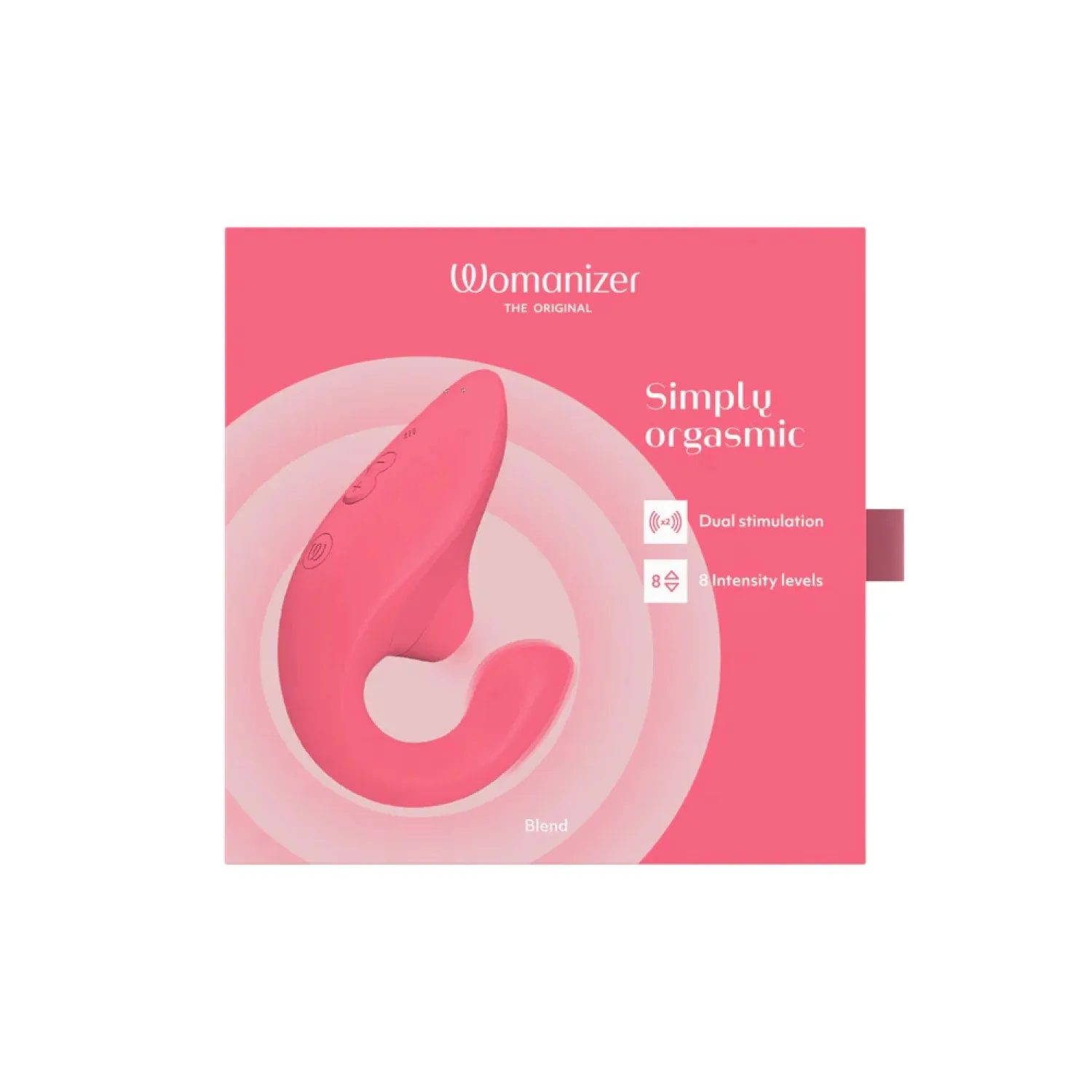 Womanizer Blend Dual-Stim Rabbit Vibe Rose