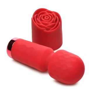 Bloomgasm Pleasure Rose Petite Mini Silicone Rose Wand