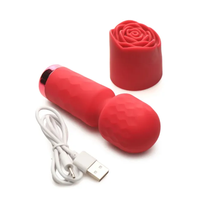 Bloomgasm Pleasure Rose Petite Mini Silicone Rose Wand