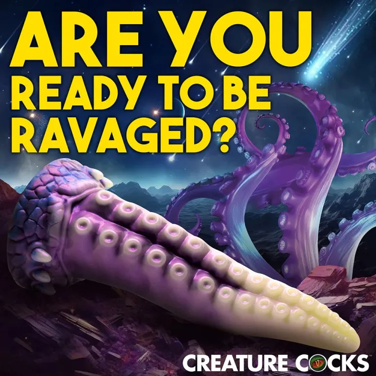 8.7 in. "Astropus" Silicone Tentacle Fantasy Dildo 8.7 in. "Astropus" Silicone Tentacle Fantasy Dildo