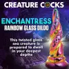 6.3 Inch Enchantress Tentacle Rainbow Glass Dildo