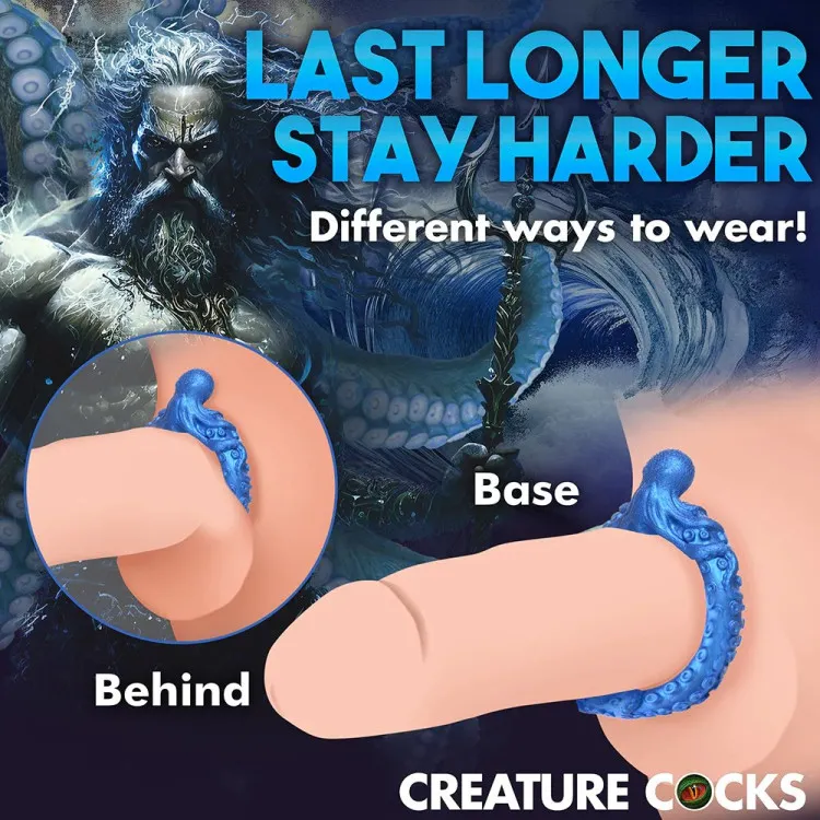 Poseidon's Octo-Ring Fantasy Silicone Cock Ring