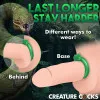 Jade Serpent Fantasy Silicone Cock Ring Jade Serpent Fantasy Silicone Cock Ring