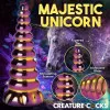 6.3 in. "Twilight" Rainbow Glass Unicorn Horn Fantasy Dildo 6.3 in. "Twilight" Rainbow Glass Unicorn Horn Fantasy Dildo