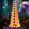 6.3 in. "Twilight" Rainbow Glass Unicorn Horn Fantasy Dildo 6.3 in. "Twilight" Rainbow Glass Unicorn Horn Fantasy Dildo