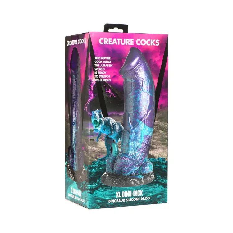 9.1 in. Glittery XL Dinosaur Fantasy Dildo 9.1 in. Glittery XL Dinosaur Fantasy Dildo