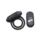 BANG! Vibrating Cock Ring with Remote Control Black