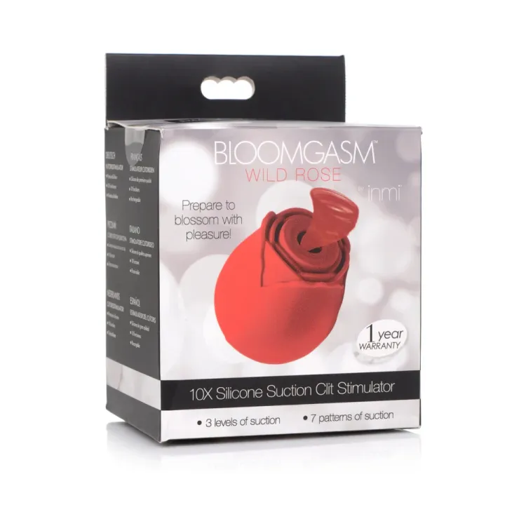 Bloomgasm 10X Silicone Suction Clit Stimulating Rose Toy Bloomgasm 10X Silicone Suction Clit Stimulating Rose Toy