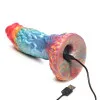 Creature Cocks Rainbow Phoenix Vibrating Silicone Dildo Creature Cocks Rainbow Phoenix Vibrating Silicone Dildo