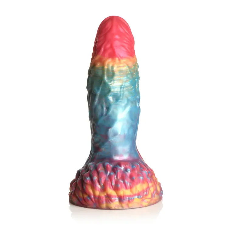 Creature Cocks Rainbow Phoenix Vibrating Silicone Dildo Creature Cocks Rainbow Phoenix Vibrating Silicone Dildo