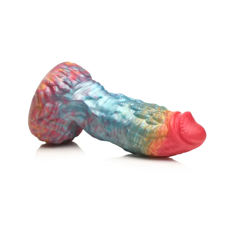 Creature Cocks Rainbow Phoenix Vibrating Silicone Dildo Creature Cocks Rainbow Phoenix Vibrating Silicone Dildo