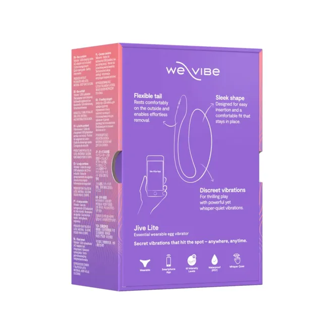 We-Vibe Jive Lite Rechargeable App Controlled Vibrating Love Egg