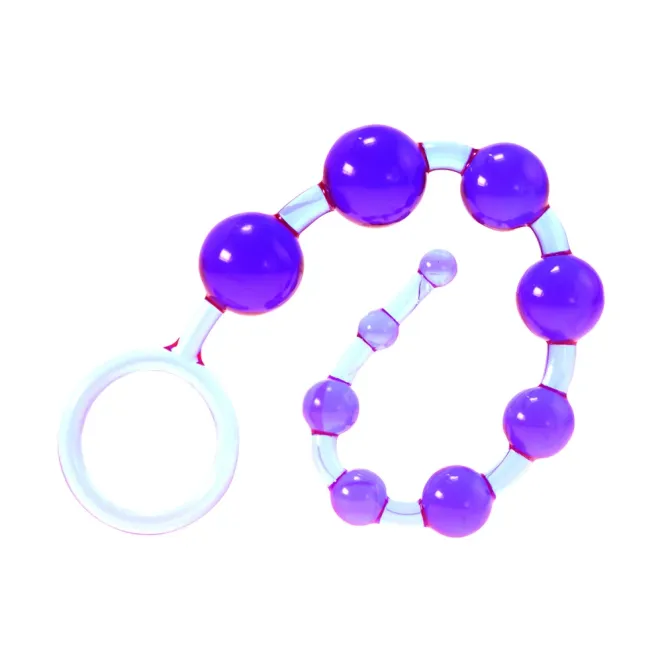 Dragonz Tail Anal Beads Violet