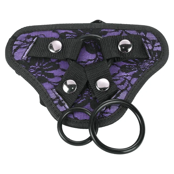 Me You Us Adjustable Harness Purple Lace