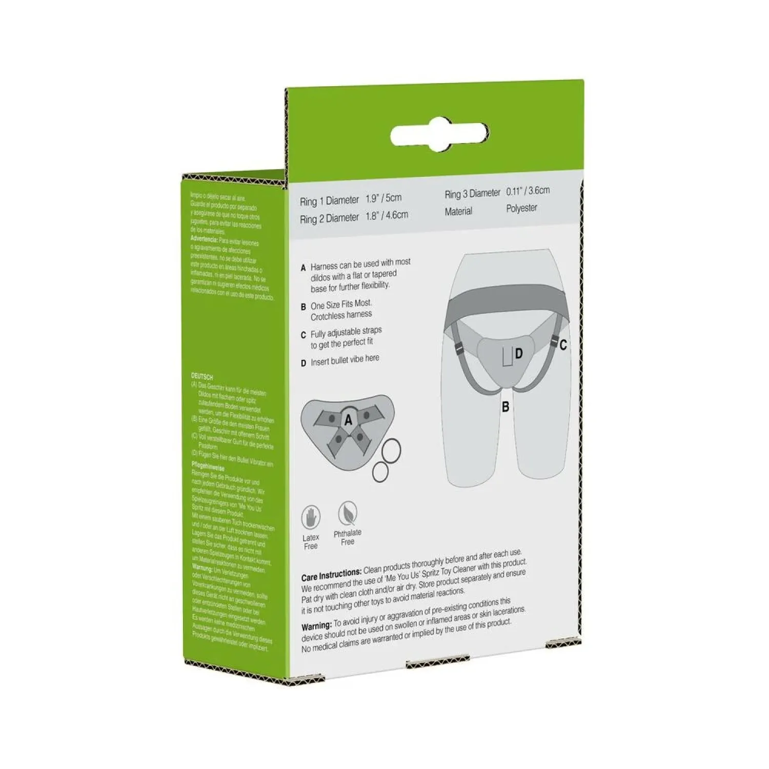 Me You Us Adjustable Harness Purple Lace