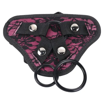 Me You Us Adjustable Harness Pink Lace