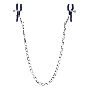 Me You Us Squeeze & Please Nipple Clamps with Chain