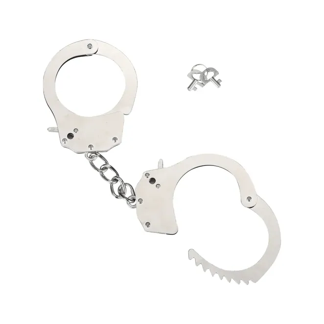 Heavy Metal Handcuffs Silver