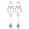 Clover Nipple Clamps Silver Clover Nipple Clamps Silver