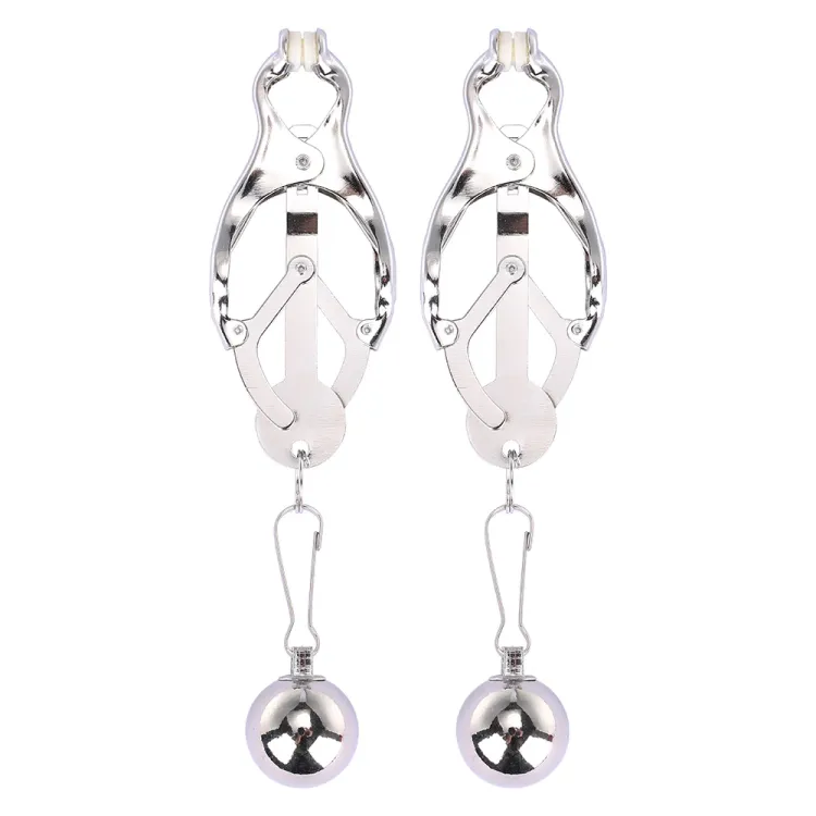 Clover Nipple Clamps Silver Clover Nipple Clamps Silver