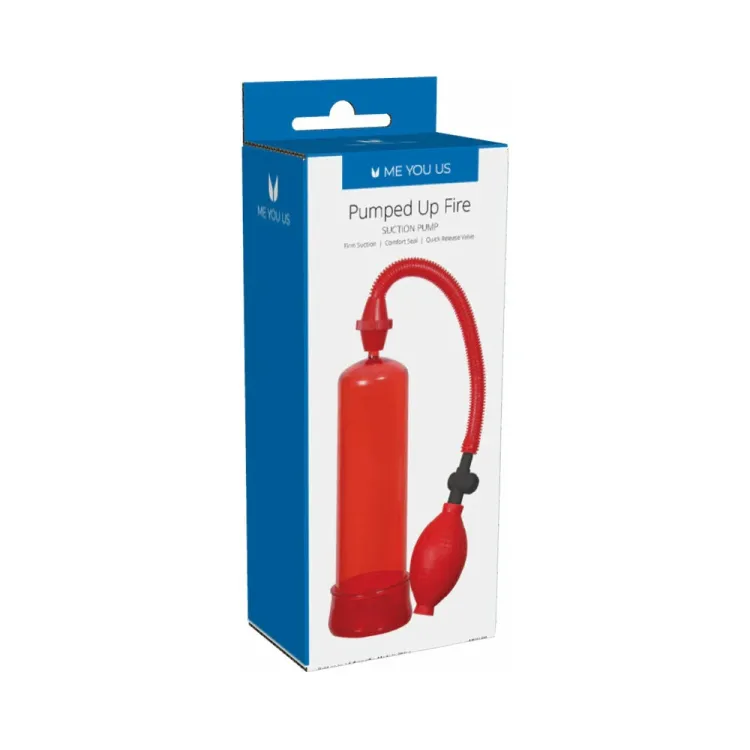 Pumped Up Fire Penis Pump Red Pumped Up Fire Penis Pump Red