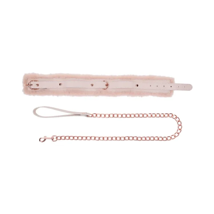 Peaches 'n CreaMe Fur Collar & Leash Peaches 'n CreaMe Fur Collar & Leash