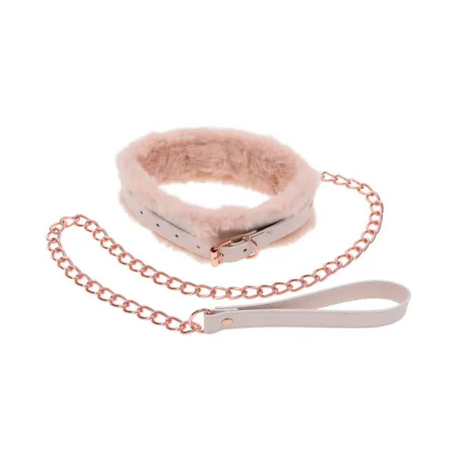 Peaches 'n CreaMe Fur Collar & Leash