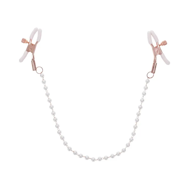 Peaches 'n CreaMe Pearl Nipple Clamps Peaches 'n CreaMe Pearl Nipple Clamps