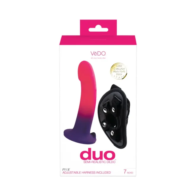 VeDO Advanced Unisex Strap-On Harness Kit with 7 Inch G-Spot Dildo