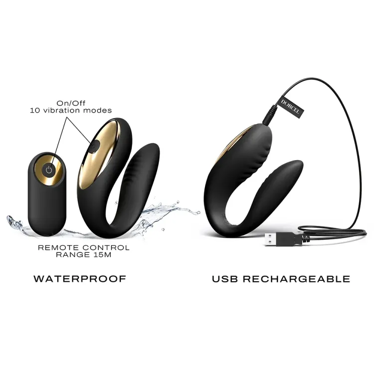 Dorcel Perfect Lover Dual Motor Remote Vibrator Black Dorcel Perfect Lover Dual Motor Remote Vibrator Black