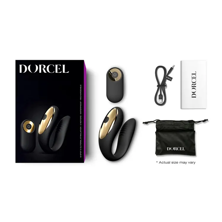 Dorcel Perfect Lover Dual Motor Remote Vibrator Black Dorcel Perfect Lover Dual Motor Remote Vibrator Black