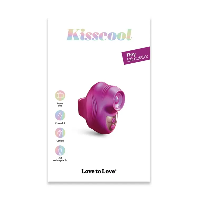 Love to Love Kisscool Tapping Finger Vibe Magenta Love to Love Kisscool Tapping Finger Vibe Magenta