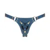 Strap-On-Me Leatherette Harness Generous One Size Blue Strap-On-Me Leatherette Harness Generous One Size Blue
