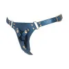 Strap-On-Me Leatherette Harness Generous One Size Blue Strap-On-Me Leatherette Harness Generous One Size Blue