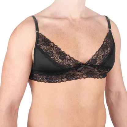 Prowler Men's Lace Bra Black