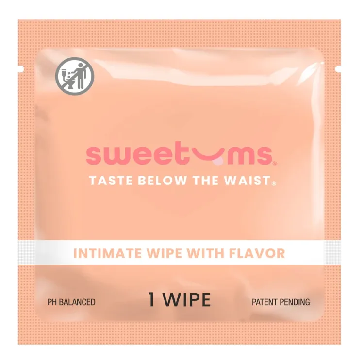 Sweetums Intimate Wipes Mango Flavor 10-Pack Sweetums Intimate Wipes Mango Flavor 10-Pack
