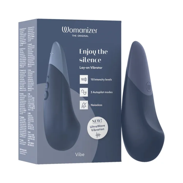 Womanizer UltraWave Lay-On Vibe in Dark Blue Womanizer UltraWave Lay-On Vibe in Dark Blue