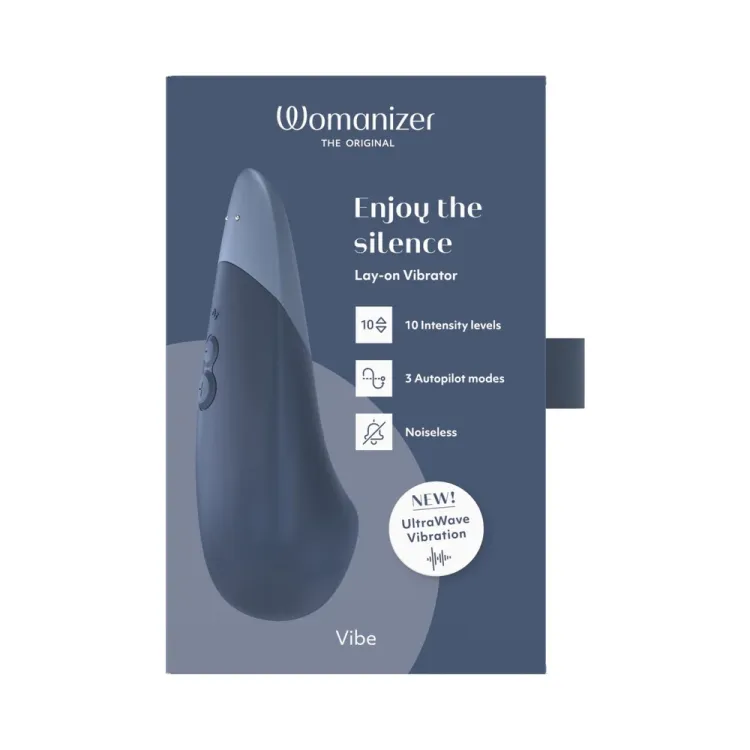 Womanizer UltraWave Lay-On Vibe in Dark Blue Womanizer UltraWave Lay-On Vibe in Dark Blue