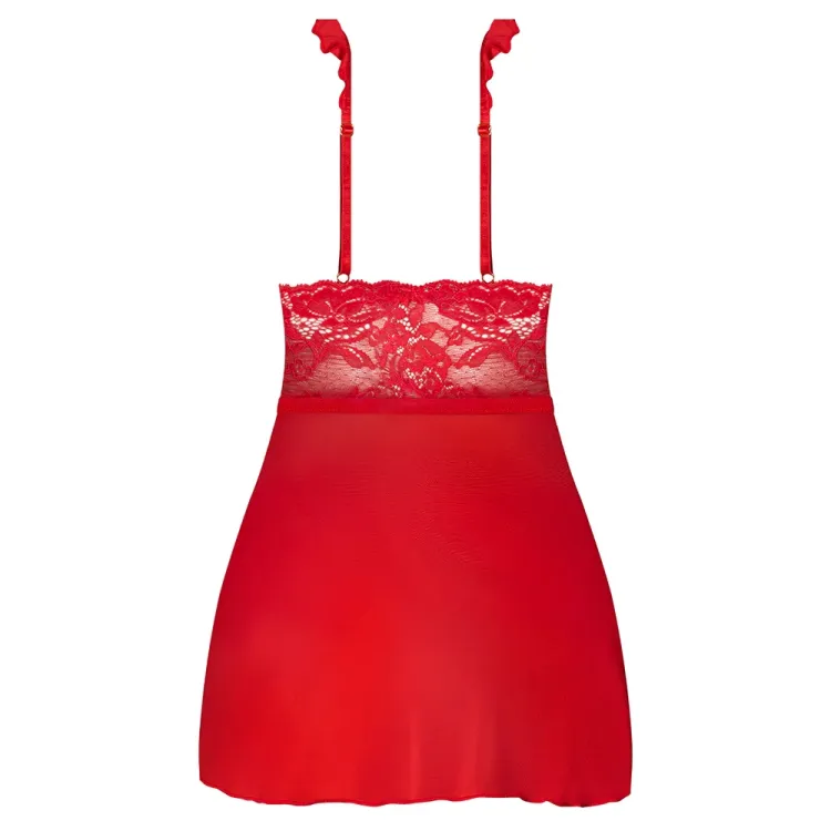 Magic Silk Sugar High Babydoll & Thong Set Red Magic Silk Sugar High Babydoll & Thong Set Red