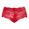Magic Silk Sugar High Lace Boy Short Red Magic Silk Sugar High Lace Boy Short Red
