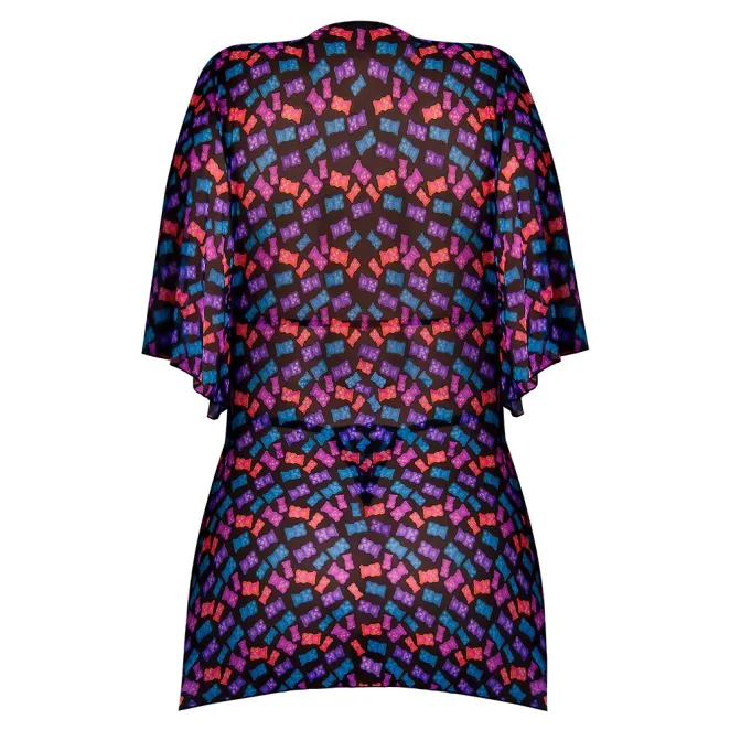 Magic Silk Hazy Dayz Halter Bra, Thong & Dress Set Gummy Bears