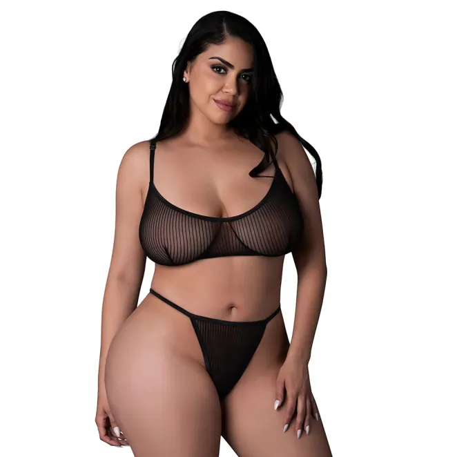 Magic Silk Dress Up Boss Bitch Costume Black