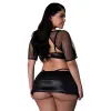 Magic Silk Dress Up Miss Behaving Set Costume Black
