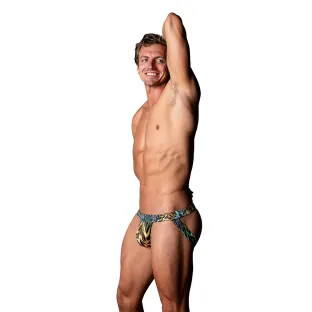 Male Power Go Wild! Sport Jock Strap Multi Animal