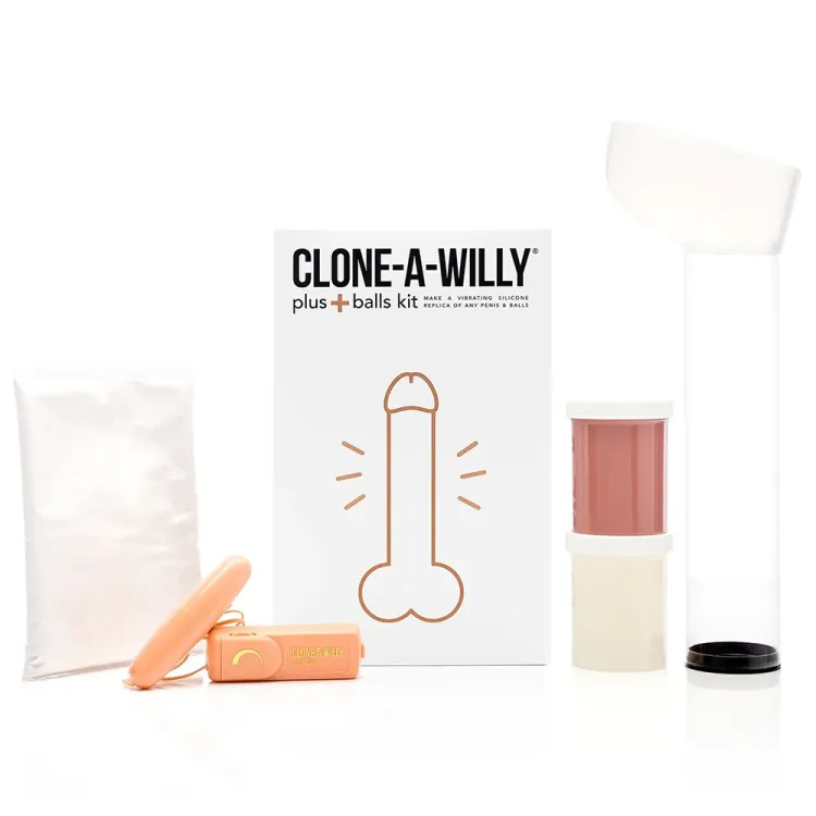 Clone-A-Willy Plus with Balls Medium Skin Tone Clone-A-Willy Plus with Balls Medium Skin Tone
