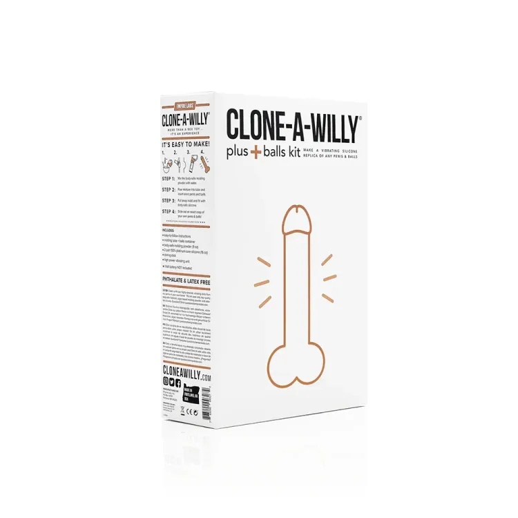 Clone-A-Willy Plus with Balls Medium Skin Tone Clone-A-Willy Plus with Balls Medium Skin Tone