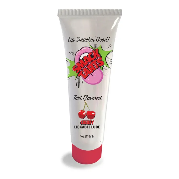 Smack Tarts Lickable Sour Cherry Lube 4 oz. Smack Tarts Lickable Sour Cherry Lube 4 oz.