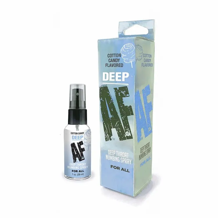 Deep AF Numbing Deep Throat Spray Cotton Candy 1 oz. Deep AF Numbing Deep Throat Spray Cotton Candy 1 oz.