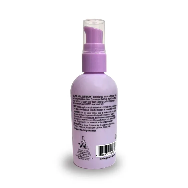 B-Luvd Anal Lube 4 oz. B-Luvd Anal Lube 4 oz.